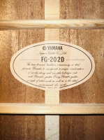 Yamaha FG-202D Like New Made In Japan