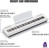 Đàn piano Yamaha P 125 White nhập khẩu chính hãng từ Nhật| Piano Hoàng Phúc