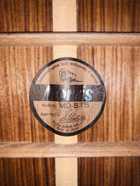 GUITAR MORRIS MD-515 ĐƯỢC NHẬP KHẨU TẠI NHẬT BẢN| PIANO HOÀNG PHÚC.