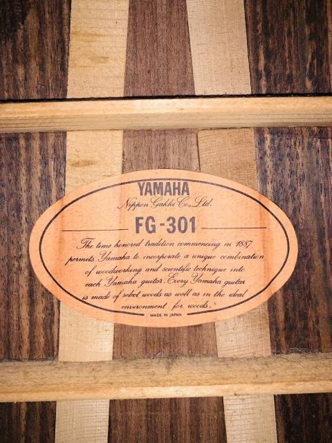 GUITAR YAMAHA FG-301 MADE IN JAPAN| TẶNG KÈM CASE| HỖ TRỢ TRẢ GÓP